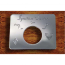 Stainless Steel Ignition Key Switch Plate