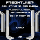 7 Inch Freightliner FLD120/Classic 90 DEG OEM Elbow Exhaust Kit