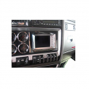 Chrome GPS Dash Cover For 2006 and Newer Kenworth