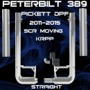 7 Inch Pickett Peterbilt Unitbilt T4 389 2011-2015 Exhaust Kit