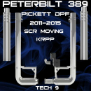 7 Inch Pickett Peterbilt Unitbilt T4 389 2011-2015 Exhaust Kit