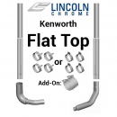 Kenworth W900L T600T-800 W900A W900B 6 Inch Flat Top