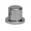Chrome Plastic 11/16" and 17MM Top Hat Lug Nut Cover