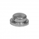 Chrome Plastic 3/8"" and 10MM Top Hat Lug Nut Cover