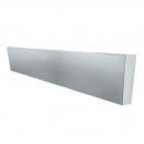 Universal 18 Inch Miter End Stainless Steel Blind Mount Bumper
