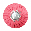 Pink Airway Buffing Wheel With Removable Center Plate