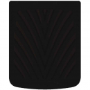 V-Shape Design 24 Inch x 30 Inch Mud Flaps w/ Black Background