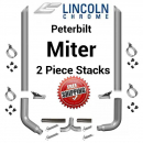 Peterbilt 379 8 Inch Miter Lincoln Exhaust Package