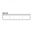 Mack F600 Stainless Steel 18 Inch Bumper With Mounting Holes