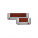 Stainless Door Pockets with Rosewood Trim and 1 Red Light