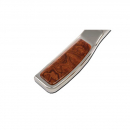 Aluminum and Rosewood Door Handle/Armrest without Fingergrips