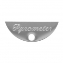 Stainless Steel Digital Pyrometer Gauge Emblem