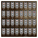 Chrome Actuator Buttons For Electric Rocker Switch