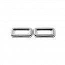 Chrome Switch Label Bezel Cover without Visor (Set of 6)