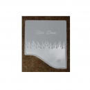 Engraved S/S A/C Heater Filter Door Cover with E4 Flourish
