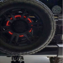 2018 Through 2019 Jeep Wrangler JL 3rd Brake Light LED 5th Wheel Mount Bolt On Pattern