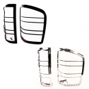 Chevrolet Silverado 1500/2500 2007-2013 HD LED Tail Light Bezel with Red LED Brake and Running Lights