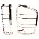 Chevrolet Silverado 1500 And 2500 2007 Through 2013 HD LED Tail Light Bezel With Red LED Brake And Running Lights