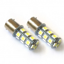 1156 5050 Series Amber LED 18 Chip Bulbs