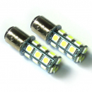 1157 5050 Series Amber LED 18 Chip Bulbs