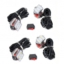 8 Pod LED Bed Rail Lighting System with Toggle Switch for Truck Bed Illumination