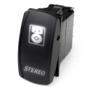 Stereo Rocker Switch With LED Radiance 