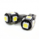 T10 194 5050 Canbus Series LED 5 Chip Bulbs