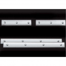 "Universal Top Flat Accent Trim - Stainless Steel, 8-24", Easy Install, Fits Most Trucks, Roadworks 1 Year Warranty"