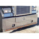 2003 & Earlier Freightliner Classic XL Tow Pin Covers