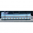 "Freightliner Classic 58.5" Fuel Tank Fairings by Roadworks - Multiple Lighting Options Available"