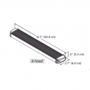 Latitude 17 Inch 4-Light Flashing Warning Light Bar