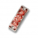 6 Inch Clearance/Marker Light in Amber/Red with Red Reflector