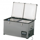 Steel Portable Dual Basket Chest Refrigerator And Freezer