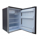 137 Quart Matte Black Refrigerator And Freezer