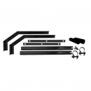Poly Half Fender Black Mounting Kit With Tube Arms