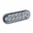 Oval LED Dual Turn / Marker Light with White Back-Up Light