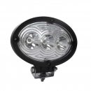 Universal 6 Inch White 3 LED Oval Work Light With 2700 Lumens