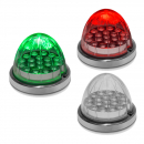 Dual Revolution Green Auxiliary To Red Clearance And Marker 19 LED Watermelon Light