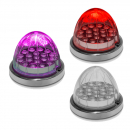 Dual Revolution Purple Auxiliary To Red Clearance And Marker 19 LED Watermelon Light