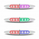 6 Inch Dual Revolution Slim Auxiliary Red Marker LED Light