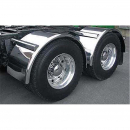 Trux 80 Inch Smooth Single Axle Fenders w/ Mounting Kit