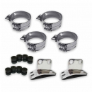 7 Inch Angled Wide Band Exhasut Clamp And Hardware Kit