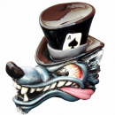Twisted ShifterZ Top Hat Wolf Shift Knob