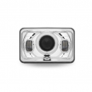 4 inch by 6 inch LED Projector Headlight with Optional Backlit Auxiliary - Low Beam - 3000 Lumens