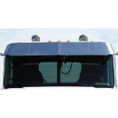 Stainless Freightliner Columbia Day Cab 14 Inch Sunvisor 2001+