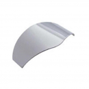 2 Inch or 2 1/2 Inch Round Light Stainless Steel Visor