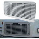 Silver Freightliner FL 60/70/80/106/112 Grill with Bug Screen