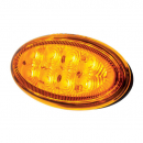 Peterbilt 386, 387 8 LED Fender Parking And Turn Signal With Amber LED/Amber Lens