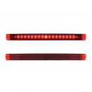 19 LED 17" Stop, Turn & Tail Light Bar Red LED/Red Lens