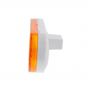 6 Inch Oval Turbine Amber LED Turn Signal Light